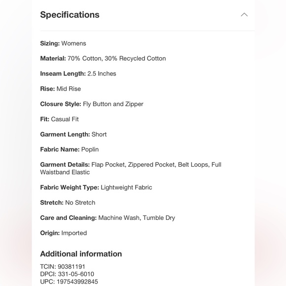 Wild Fable Mid-Rise Pull-On Camp Shorts Sage Green - Picture 6 of 6